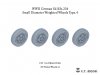 E.T. Model P35-104 WWII German Sd.Kfz.234 Small Diameter Weighted Wheels Type.4 1/35